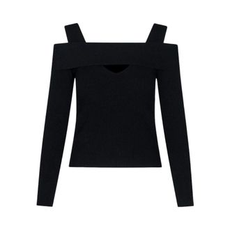 Sandro Ferrone Mujer, Camisetas, Negro, Talla: S