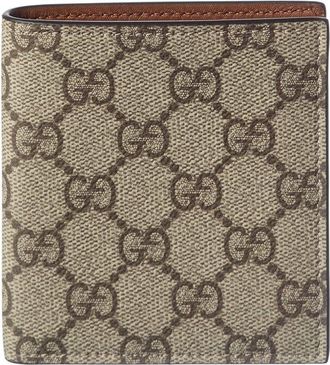 Gucci Gg Supreme Canvas & Leather Wallet