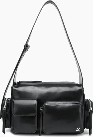 Like Dreams Womens Nomad Vegan Shoulder Bag In Black