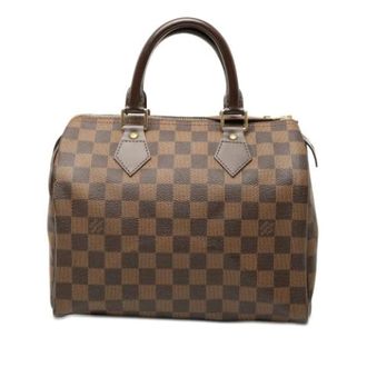 Louis Vuitton Pre-owned Speedy 25 - Dames - Pre-owned - Bruin - Maat: ONE Size Leer