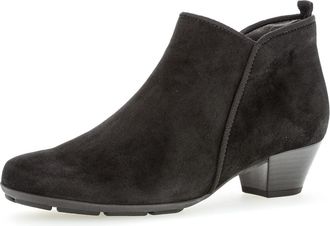 Gabor Low Heeled Ankle Boot - Trudy 95.603 6 Black Suede