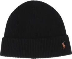 Ralph Lauren Accessoires, unisex, Zwart, ONE Size, Wol, Hoeden Zwart