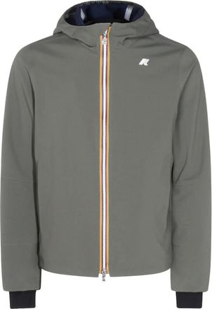 K-Way hooded zip-up jacket - Grey