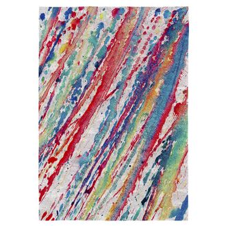 Nafnaf Alfombra decorativa de fibras naturales multicolor 160x230 cm