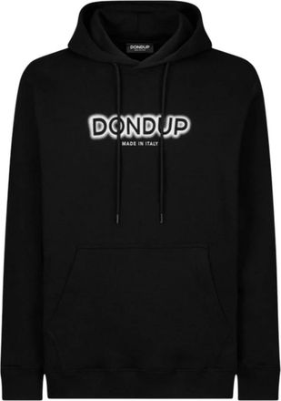 Dondup Hoodies, male, Black, Size: M maglieria e felpe poliestere
