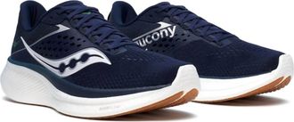 Saucony Mens Ride 17 Shoes In Navy/gum Marine