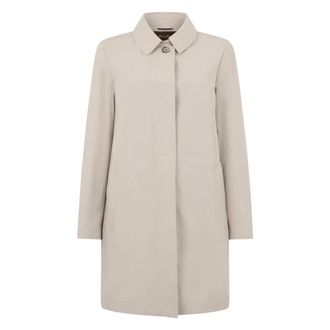 Moorer Single-Breasted Coats, female, Beige, Size: XL Ageda