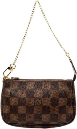 Louis Vuitton Pre-owned Mini Bags, female, Brown, Size: ONE SIZE Pre-owned Fabric Mini Bag