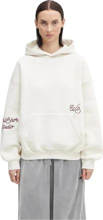 Worst Behavior Gustaf Hoodie - Dames - Hoodies - Beige - XL - Katoen - Hoodies & sweatvesten