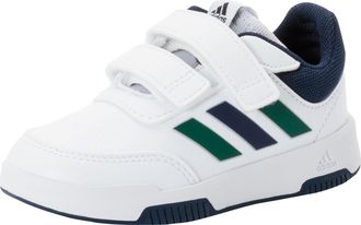 adidas Klettschuh ADIDAS SPORTSWEAR TENSAUR HOOK AND LOOP, Gr. 23, weiss (cloud wei&szlig;, collegiate gr&uuml;n, collegiate navy), Synthetik, Textil, Schuhe Klettschuh