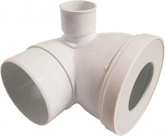 SAS Sas - Tubo Corto Macho De 90&deg;, Espiga De 90&deg; A La Izquierda