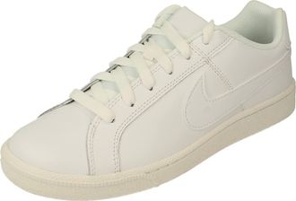 Nike Nike Womens Court Borough Low Basketball Shoes, Ivory White, 6 UK