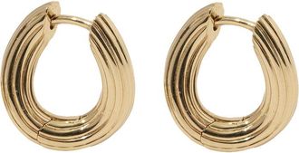 Otiumberg Twisted 14kt Gold Vermeil Hoop Earrings - One Size