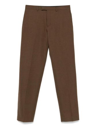 Sandro pressed-crease trousers - Brown