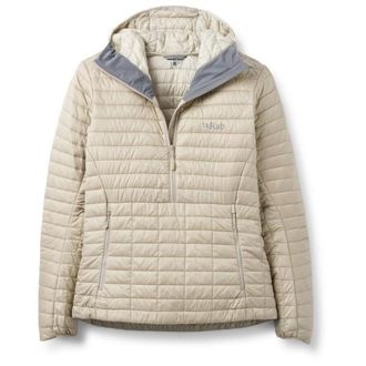 RAB Microlighter Pullover Hoody Daunenjacke f&uuml;r Damen | beige