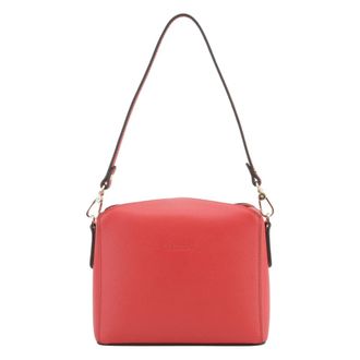 Pourchet Dames, Tassen, Rood, Maat: ONE Size Leer