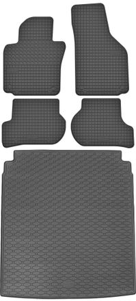 OEM Juego De Alfombrillas De Goma Para Coche Y Maletero Para Vw Passat B6 B7 Sed&aacute;n (2005-2014)
