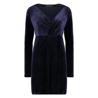 Alberta Ferretti I live in velvet - female - Alberta Ferretti - Party Dresses - Blue - S - Dresses