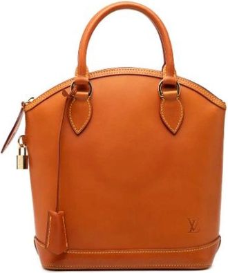 Louis Vuitton Pre-owned Lockit Vertical - Dames - Vintage Handtas - Bruin - ONE Size - Leer - Vintage