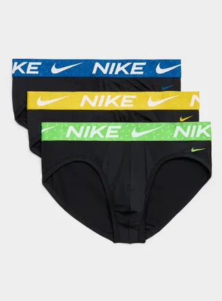 Nike Mens Colourful waist briefs Essential Micro 3-pack