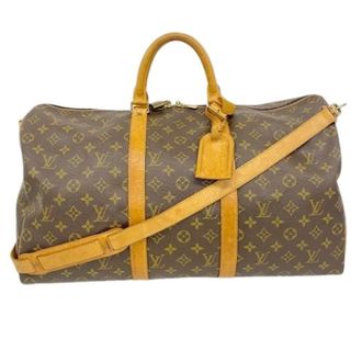 Louis Vuitton Pre-owned Weekend Bags, unisex, Brown, Size: ONE SIZE Pre-owned Keepall Bandouli&egrave;re 50