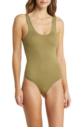 House of CB Luca Bodysuit in Khaki at Nordstrom, Size X-Small