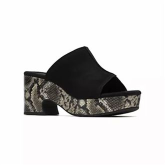 Vaneli Womens Calla Sandal In Black Suede