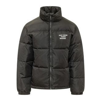 Dr&ocirc;le de Monsieur Slogan Puffer Jacket - - Jackets - Uomo - Nero - M