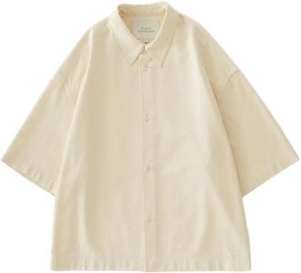 STUDIO NICHOLSON Sanko Short-sleeve Button Shirt