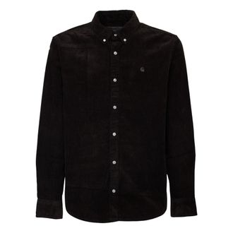 Carhartt Work in Progress Madison Cord Shirt - Heren - Casual Overhemden - Bruin - XL - Katoen - Overhemden