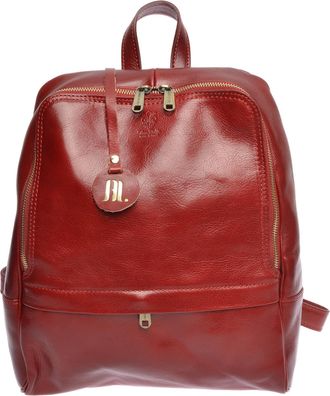 Anna Luchini Rood Rundleer Tas