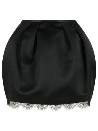 Blumarine Duchesse rok van zwart polyester