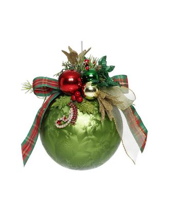 Mark Roberts Handmade Floral Jewel Ball Ornament