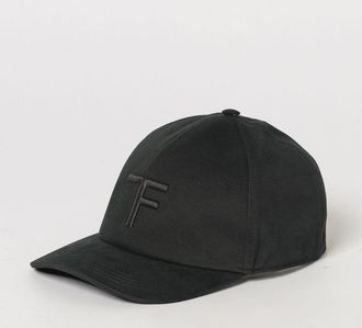 Tom Ford Cappello da baseball in twill di cotone con logo ricamato
