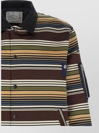 sacai quilted puffer jacket