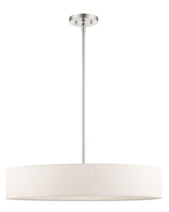 Livex Lighting 5-Light Brushed Nickel Pendant