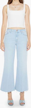 Mother Twister Ankle Fray Pants In Cowabunga