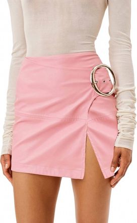 For Love & Lemons Womens Talia Mini Skirt In Pink