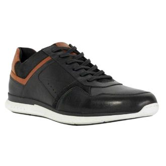 Dune London Torben leren sneakers voor heren (Zwart)
