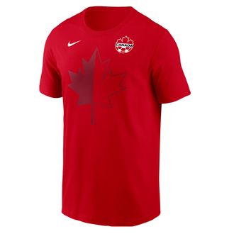 Nike Canada Nike Mens Fanwear Collection Soccer Cotton Short-Sleeve T-Shirt in Red | M11332P383-RED