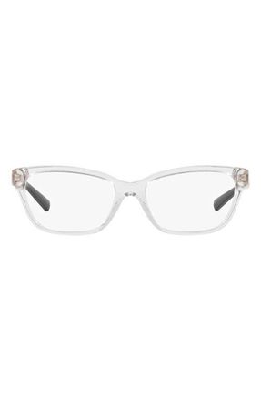 Tiffany & Co. 54mm Pillow Optical Glasses in Crystal at Nordstrom
