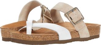 Naot Fresno Womens Shoes White Pearl Leather/Sand Stone Suede : EU 41 (US Womens 10) M