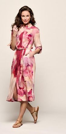 Mart Visser Bowie Print Jurk Roze