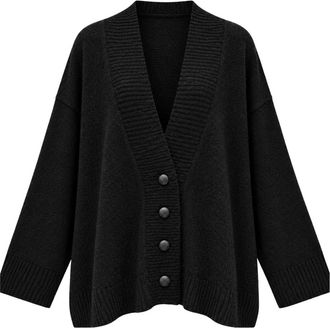 Akep C&aacute;rdigan de Punto - Knitwear - Mujer - Negro - L