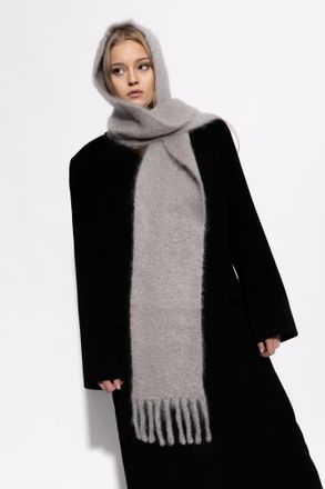 Acne Studios Hood With Scarf, Unisex, Grey