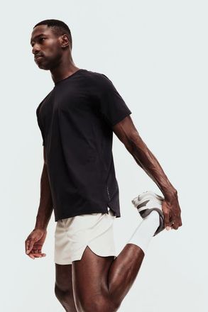 H&M Muscle Fit Sports T-shirt With Coolmove in Navy Blue at Nordstrom, Size Medium