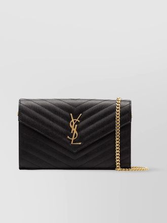 Saint Laurent cassandre leather shoulder bag