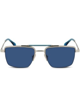 Paul Smith Landor rectangle-frame sunglasses - Silver