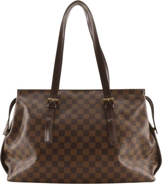 Louis Vuitton Brown Damier Canvas Tote Bag (Pre-Owned)