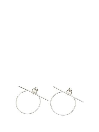 Herm&egrave;s 2020-2025 Medium Sterling Silver Loop earrings - women - Silver - One Size